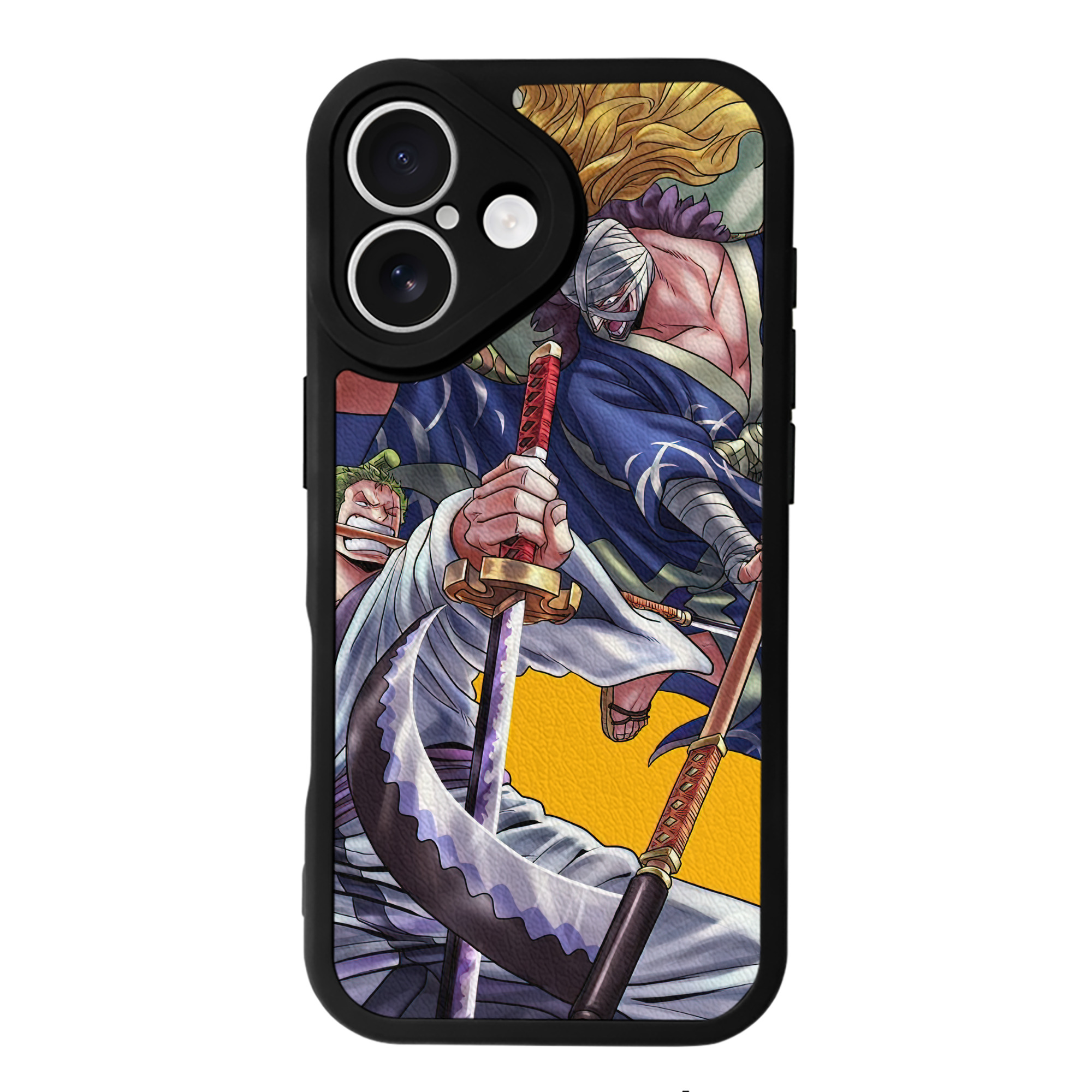 （画像用） ワンピース ONE PIECE 【iPhone 16シリーズ対応】シリコンスマホケース（レザー調） 材質：シリコン